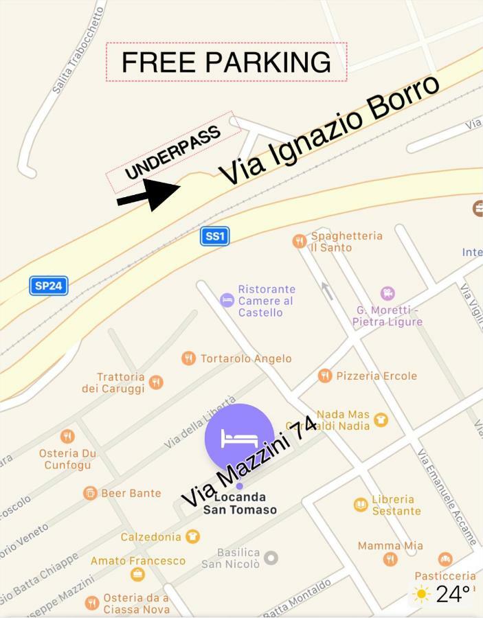 Locanda San Tomaso Affittacamere 피에트라리구레 외부 사진